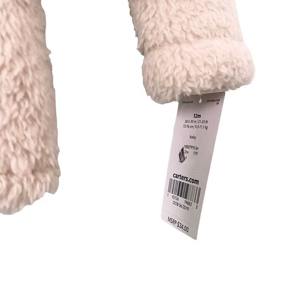 NWT Carter's Hoodie Jacket in Unisex Size 12 Months - Picture 7 of 7